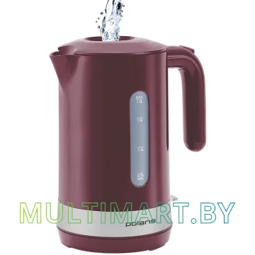 Электрочайник Polaris PWK 1803C Water Way Pro (бордовый)